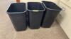 (3) TRASHCANS