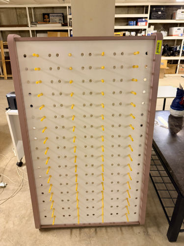 PEG BOARD AND HOOK STYLE DISPLAY BOARD