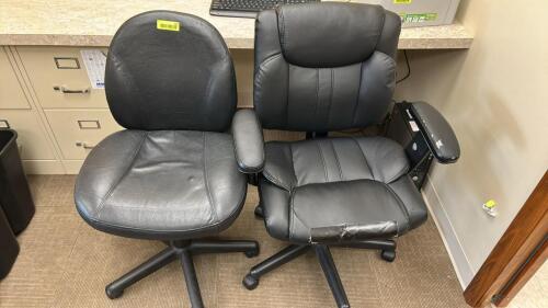 (2) ASSORTED OFFICE CHAIRS