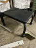 (1) BLACK STEP STOOL WITH HAND RAIL - 2