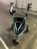 (1) NOVA TRAVELER 3 WHEEL ROLLING WALKER IN SKY BLUE - 3