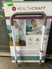 (2)HEALTH CRAFT DISPLAYS WITH A BED AND BATHROOM RAILING