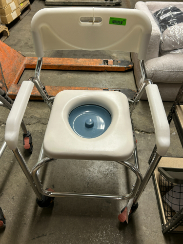 (1) NOVA SHOWER COMMODE WITH WHEELS