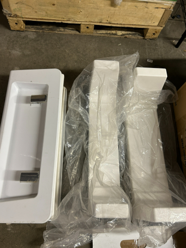 QUICK TUB STEP IN BATH AND SHOWER CONVERSION SYSTEM PLUS ONE BOX OF PCE ADHESIVE