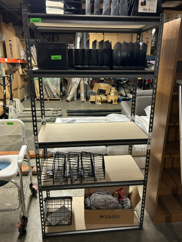 (1) INDUSTRIAL STYLE SHELVING UNIT
