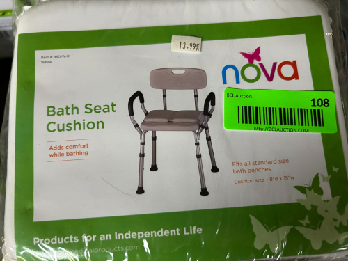(3) NOVA BATH SEAT CUSHIONS