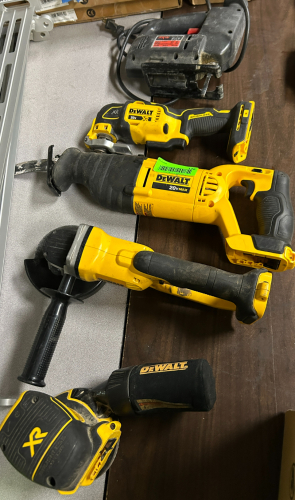 (5) LOT OF ASSORTED POWERS TOOLS