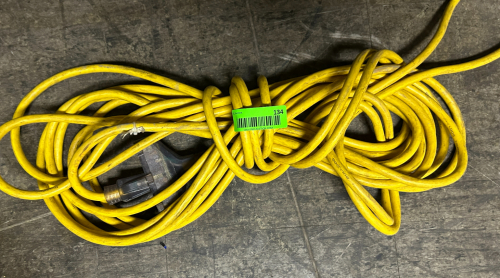 (1) YELLOW EXTENSION CORD