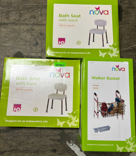 (3) ASSORTED NOVA PRODUCTS AS SHOWN