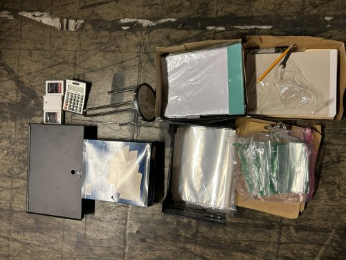 (1) LOT OF OFFICE SUPPLIES AS SHOWN