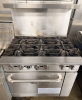 DUKERS SIX BURNER GAS RANGE W/ LOWER OVEN. - 2