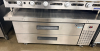 DUKERS 60" TWO DRAWER REFRIGERATED CHEFS BASE.