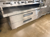 DUKERS 60" TWO DRAWER REFRIGERATED CHEFS BASE. - 2