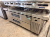 DUKERS 60" TWO DRAWER REFRIGERATED CHEFS BASE. - 4