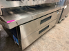 DUKERS 60" TWO DRAWER REFRIGERATED CHEFS BASE. - 6