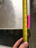 48" X 30" ALL STAINLESS TABLE W/ 1" SIDE AND BACK SPLASH. - 5
