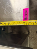 48" X 30" ALL STAINLESS TABLE W/ 1" SIDE AND BACK SPLASH. - 6
