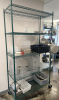 48" X 24" FOUR TIER POLY COATED SHELF ( ON CASTERS )