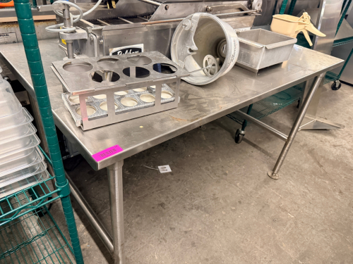 60 "X 30" ALL STAINLESS TABLE.