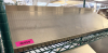 JOHN BOOS 36" STAINLESS WALL SHELF W/ BRACKETS.