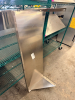 JOHN BOOS 48" STAINLESS WALL SHELF W/ BRACKETS. - 2
