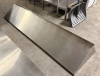 JOHN BOOS 72" STAINLESS WALL SHELF W/ BRACKETS.