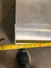 JOHN BOOS 72" STAINLESS WALL SHELF W/ BRACKETS. - 4