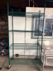 48" X 24" FOUR TIER POLY COATED SHELF ( ON CASTERS )