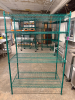48" X 24" FOUR TIER POLY COATED SHELF