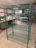 48" X 24" FOUR TIER POLY COATED SHELF - 2
