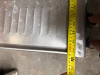 72" FOUR WELL STAINLESS UNDER BAR SINK W/ DOUBLE FAUCET. - 4