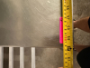 60" X 30" ALL STAINLESS TABLE W/ 4" BACK SPLASH. - 3