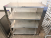 HATCO STAINLESS STEEL HEATED PASS-THROUGH SHELVING UNIT WITH FOUR-TIER OPEN SHELF DESIGN. HEAVY-DUTY STAINLESS STEEL CONSTRUCTION WITH INTEGRATED HEATING SYSTEM - 2