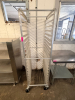 TWENTY PAN ALUMINUM TRAY RACK. - 2