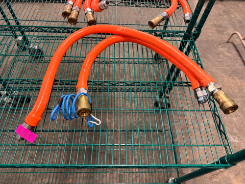 (2) 3/4" X 48" BK RESOURCES GAS LINES.