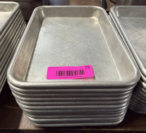 (12) 1/8 SIZE SHEET PANS.