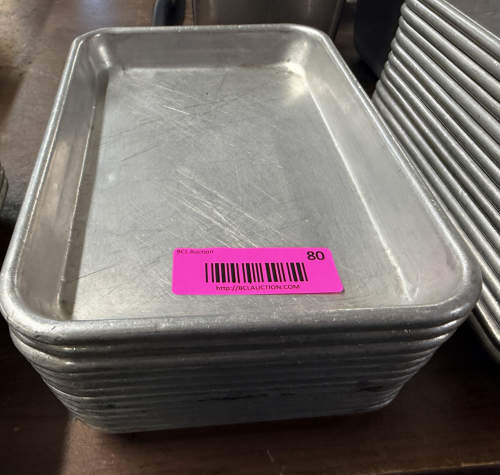 (9) 1/8 SIZE SHEET PANS.