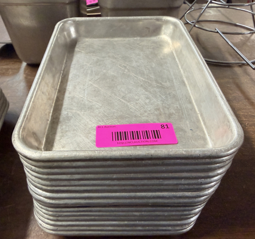 (12) 1/8 SIZE SHEET PANS.