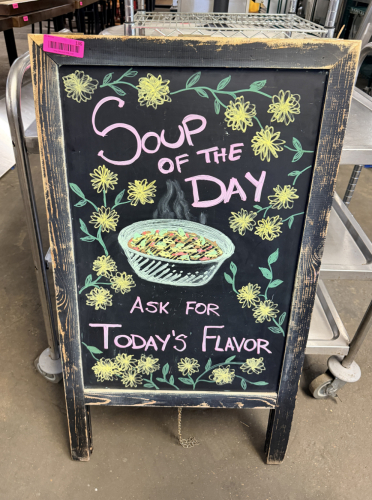 CHALK BOARD SANDWICH BOARD