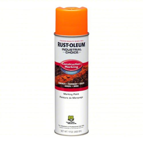 (5) FLUORESCENT ORANGE MARKING PAINT