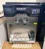 STOELTING FLOOR SERVE FREEZER, AIR COOLED (2) FLAVORS AND SWIRL.