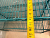 48" X 18" FIVE TIER COATED WIRE SHELF. - 2