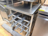 30" X 24" STAINLESS TABLE W/ #10 CAN RACK BASE. - 2
