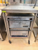 GARLAND DOUBLE DECK ELECTRIC STONE PIZZA OVEN W/ STAINLESS WORK TOP SURROUND. - 2