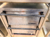 GARLAND DOUBLE DECK ELECTRIC STONE PIZZA OVEN W/ STAINLESS WORK TOP SURROUND. - 3