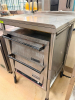 GARLAND DOUBLE DECK ELECTRIC STONE PIZZA OVEN W/ STAINLESS WORK TOP SURROUND. - 4