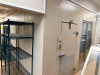 24' X 11' WALK IN COOLER FREEZER COMBO W/ (3) MAN DOORS AND (1) DOUBLE GLASS DOOR MERCHANDISER PANEL.