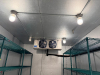 24' X 11' WALK IN COOLER FREEZER COMBO W/ (3) MAN DOORS AND (1) DOUBLE GLASS DOOR MERCHANDISER PANEL. - 19