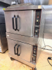 HOBART DOUBLE STACK GAS CONVECTION OVEN.