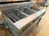 DEAN (3) BANK 75. LB. GAS DEEP FRYER W/ DIGITAL INTERFACE. - 14
